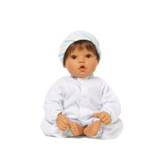 Newborn Nursery® Baby Face Baby Doll, Medium Skin Tone/Brown Eyes/Brunette
