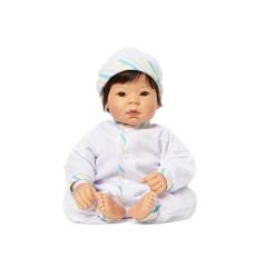 Newborn Nursery® Beautiful Baby Baby Doll, Light Skin Tone/Brown Eyes/Black Hair