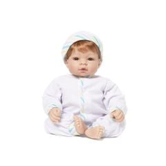 Newborn Nursery® Munchkin Baby Doll, Light Skin Tone/Blue Eyes/Strawberry Blonde