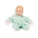 Huggums® Mint Check Baby Doll, Light Skin Tone