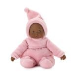My First Powder Pink Baby Doll, Dark Skin