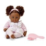 My Little Girl® Polka Dot Pinafore Doll, Dark Skin Tone