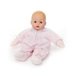 Huggums® Pink Check Baby Doll, Light Skin Tone