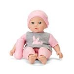 Sweet Smiles Pink Bunny Baby Doll, Light Skin Tone