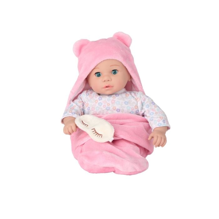 Madame Alexander Sweet Smiles 14-Inch Baby Doll, Bear Sleep Sack